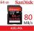 Karta SANDISK 64 GB SD SDXC EXTREME UHS-1 +80MB/s