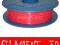 Filament ABS 1,75mm Czerwony 0,5kg Szpula Drukarka