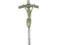 Krzyż wiszący papieski niklowany 14 cm, Bielsko 24