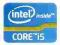 Naklejka Intel CORE i5 Oryginalna. (lp.18)