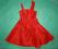 MARKS&amp;SPENCER czerwona sukienka jak NOWA 164