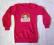 Czerwona bluza - tunika z koszyczkiem 134cm