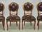 Cztery krzesła w stylu Ludwika 4 sztuki