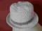 szydełkowy kapelusz na sesje zdjeciową rozmiar 42