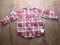 Super flanelowa koszula dla maluszka w roz.68 cm