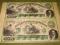 2 banknoty $50 1800's Citizen's Bank of Louisiana