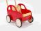 Wózek drewniany czerwone autko-samochodzik dla lal