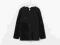 ZARA sweterek dziewczęcy czarny 9-10 140cm NJ396