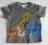 # 260 H&amp;M oliwkowy T-shirt ze zwierzakami (74)