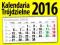 Kalendaria 3-dzielne z imieninami - 2016 - 4 wzory