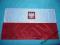 Flaga Polska - bandera godło orzeł 120x70cm KIMET