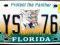 FLORIDA (Unikat) - tablica rejestracyjna z USA