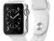 Apple Watch Sport 38mm Silver Aluminum, white band