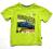 45* Śliczny limonkowy t-shirt Lego Wear 98