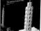LEGO ARCHITECTURE 21015 Krzywa Wieża w Pizie