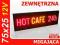 Tablica diodowa, Reklama LED -HOT CAFE 24H p
