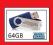 Pendrive GOODRAM USB 3.0 TWISTER BLUE 64GB 24m GW