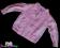 P56*- Różowy - zapinany sweterek na 7-9 lat