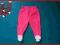 Spodnie półśpiochy dziecięce różowe 74cm 6+ Disney