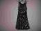 Śliczna czarna wizytowa sukieneczka13-L cekiny