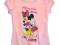 T-shirt Minnie różowy krótki rękaw 116