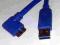 USB3.0 A na micro mikro USB3.0 B kabel kątowy 30cm