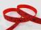 Tasiemka PAJĘCZYNA rypsowa wstążka 10 mm czerwona
