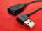 USB wtyk-gniazdo adapter kabel łącznik kątowy 10cm