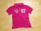 H&amp;M bombowa różowa bluzka T-shirt POLO 98-104