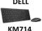 Bezprzewodowa klawiatura + myszka Dell KM714 FV KR