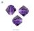 Swarovski - Bicone 4 mm - Purple Velvet -10 szt