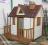 Drewniany domek ogrodowy dla dzieci Pistacja