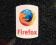 305 Naklejka Firefox 19 x 28 mm