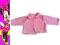 Bolerko sweterek różowe haftowane adams 3-6m 68