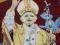Ręcznie haftowany obraz - Jan Paweł II