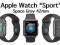Apple Watch Sport 42mm Space Gray od reki