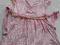 bluzka tunika różowa wzór kwiatowy rozmiar 122