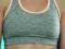 H&amp;M Sport fitness szary top stanik bokserka 36