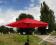 parasol ogrodowy plażowy 200 cm 2 m z korbką
