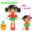 LALALOOPSY mini różne siostry MANGO PETAL MIMI