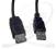 Przedłużacz USB2,0 A-A 1,8m czarny (185-1,8)