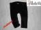 H&amp;M __ czarne legginsy __ roz. 74 cm