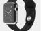 Apple Watch 42mm / STEEL / SZAFIR / BLACK BAND