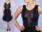 CZARNA SEKSOWNA BLUZKA BODY 36/S - HIT LATA -