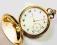 Złoty 14k kieszonkowy zegarek Longines