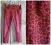 G187 NEXT Różowe Spodnie Panterka 134