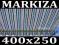 MARKIZA MARKIZY 400x250 ROLETA + UV 50 BLUE BALKON