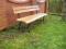 Meble ogrodowe ławka nogi żeliwne160cm dostawa 48h