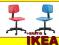 IKEA krzesło obrotowe ALRIK 2kolory +LAMPKA fotel