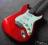 SX Stratocaster SST-62 Candy Apple Red RN